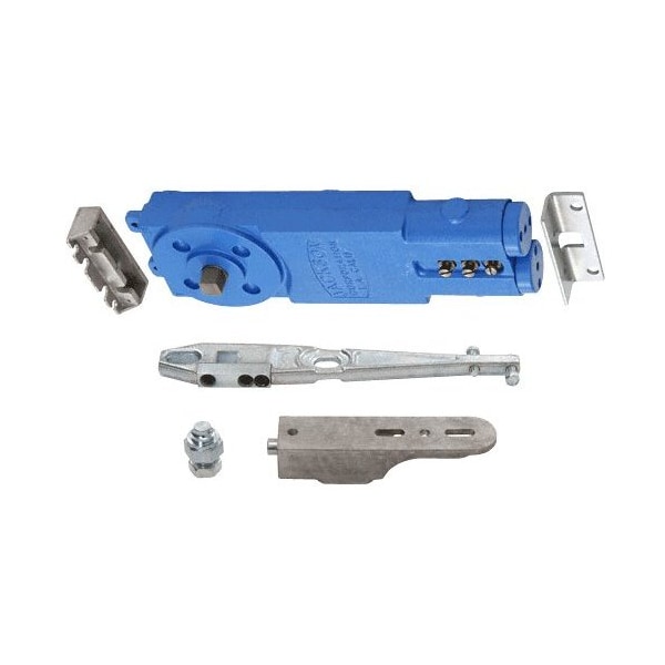 Jackson Adjustable Spring Power 105DegNo Hold Open Overhead Concealed Closer W/ 'U' Side-Load Hardware Pack 21101U17 - main